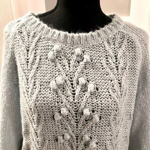 ANTHROPOLOGIE ELSAMANDA mohair sweater. Made in Italy